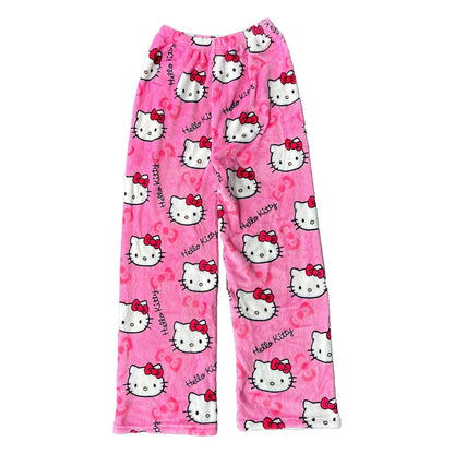 Hello Kitty Fuzzy Pajamas - Pasellsandbuys