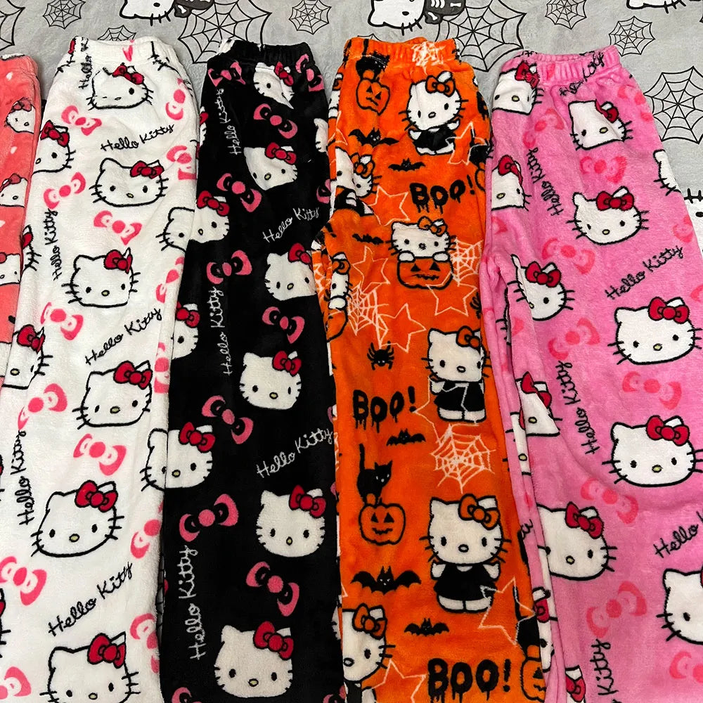 Hello Kitty Fuzzy Pajamas - Pasellsandbuys