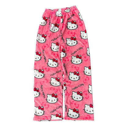 Hello Kitty Fuzzy Pajamas - Pasellsandbuys