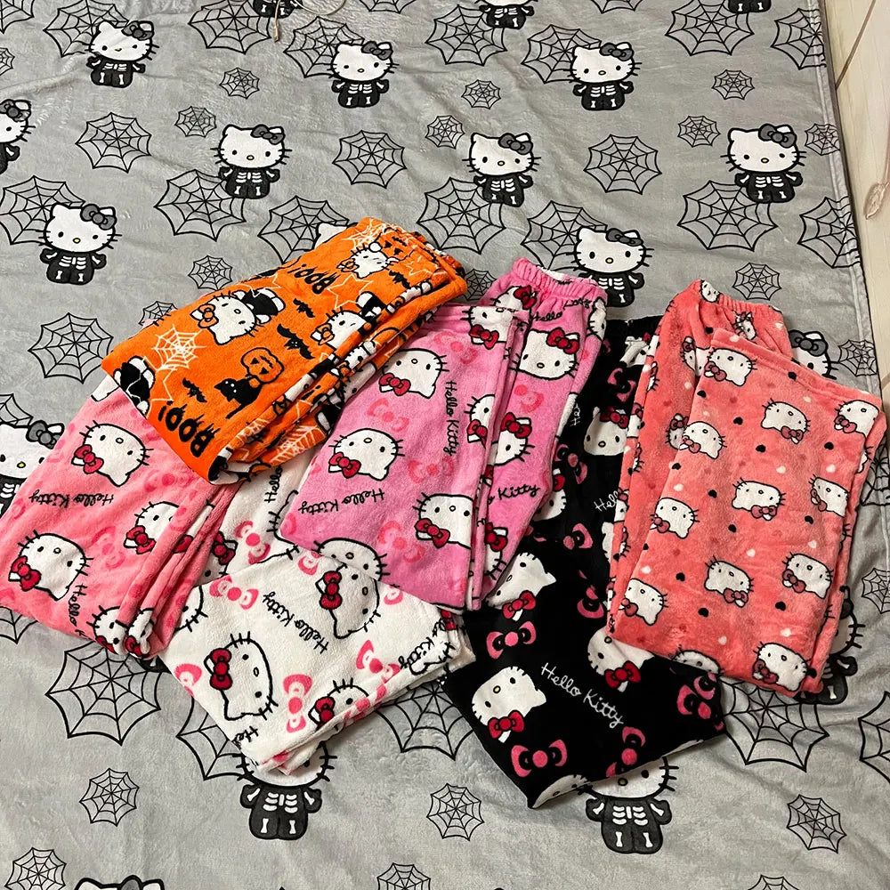 Hello Kitty Fuzzy Pajamas - Pasellsandbuys