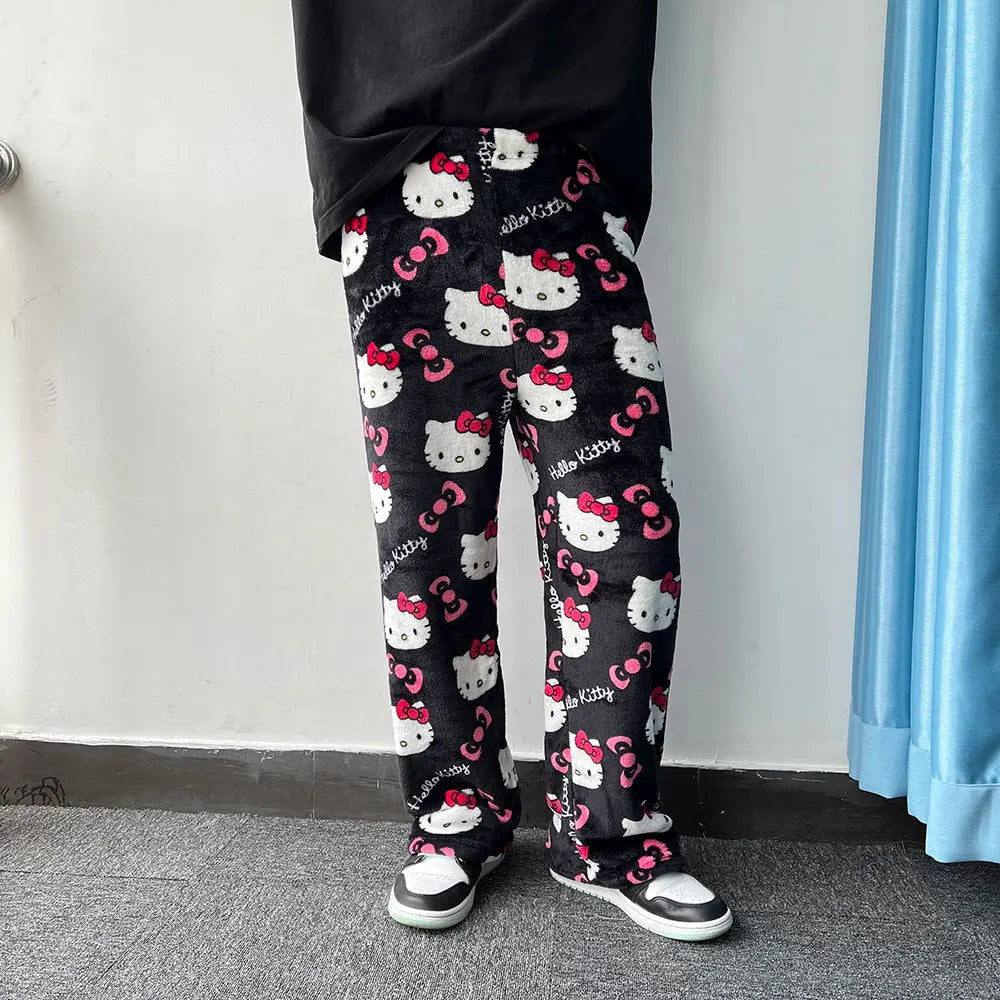 Hello Kitty Fuzzy Pajamas - Pasellsandbuys