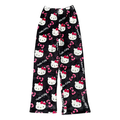 Hello Kitty Fuzzy Pajamas - Pasellsandbuys