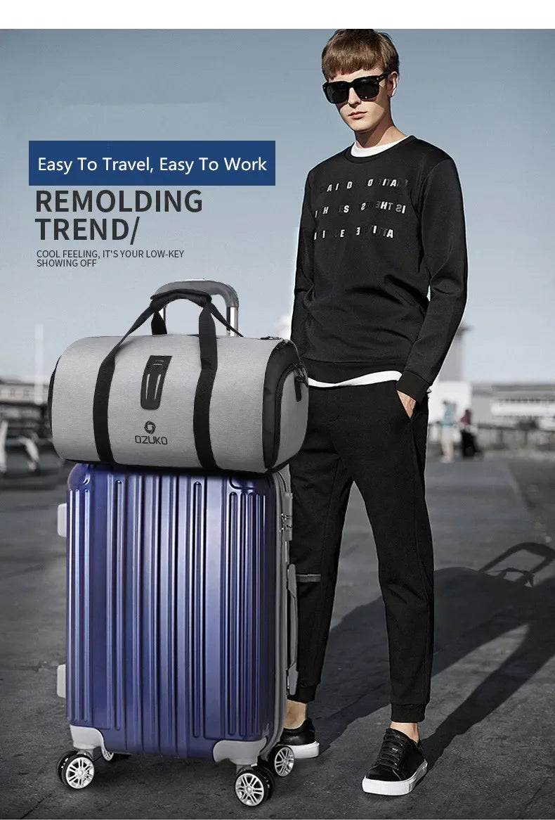 Garment Travel Duffel Bag - Pasellsandbuys